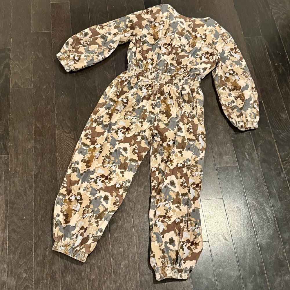 Zara corduroy camo jumpsuit - Picture 3 of 4